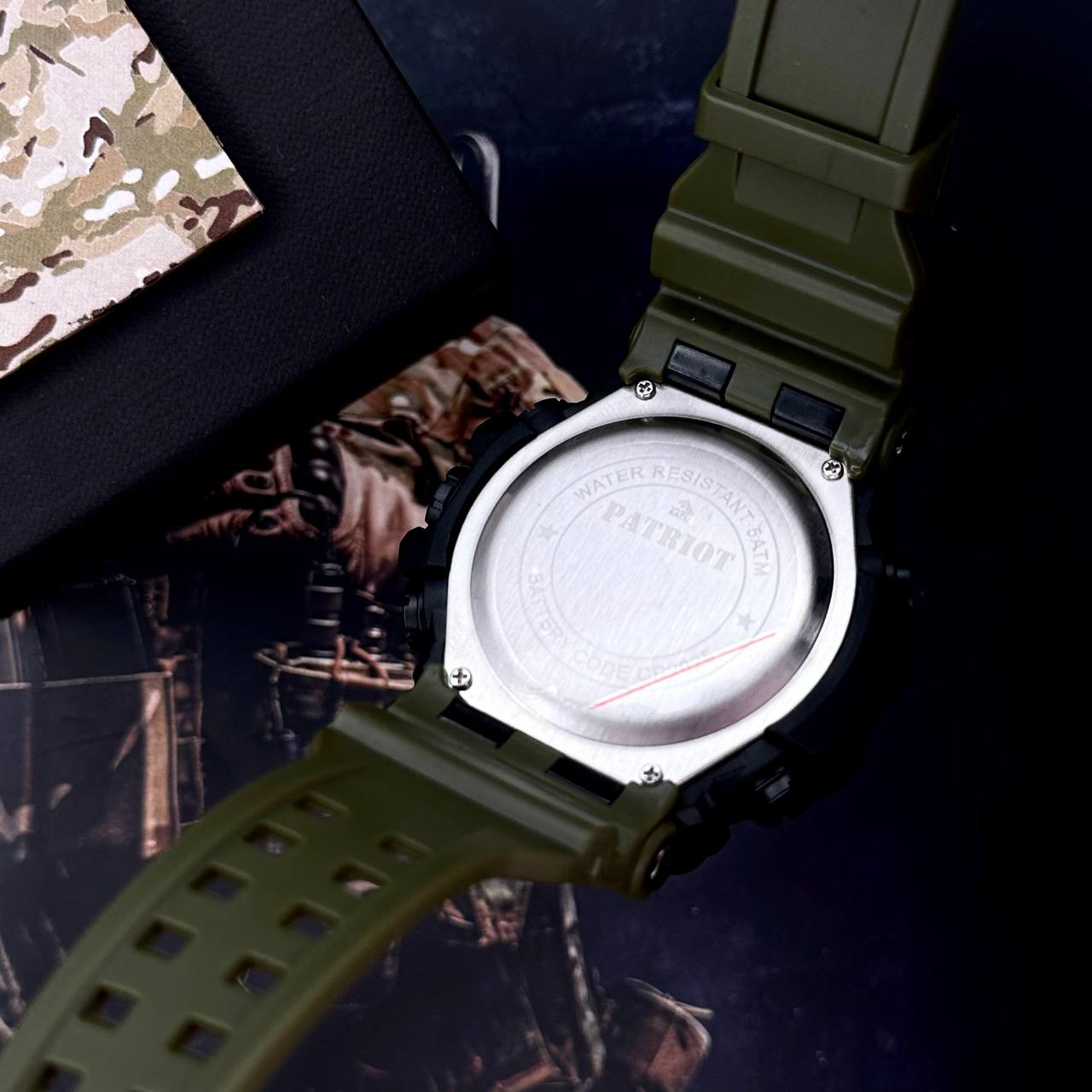 Patriot 004AGUAGD Тризуб золото Зелені + Коробка. - 5