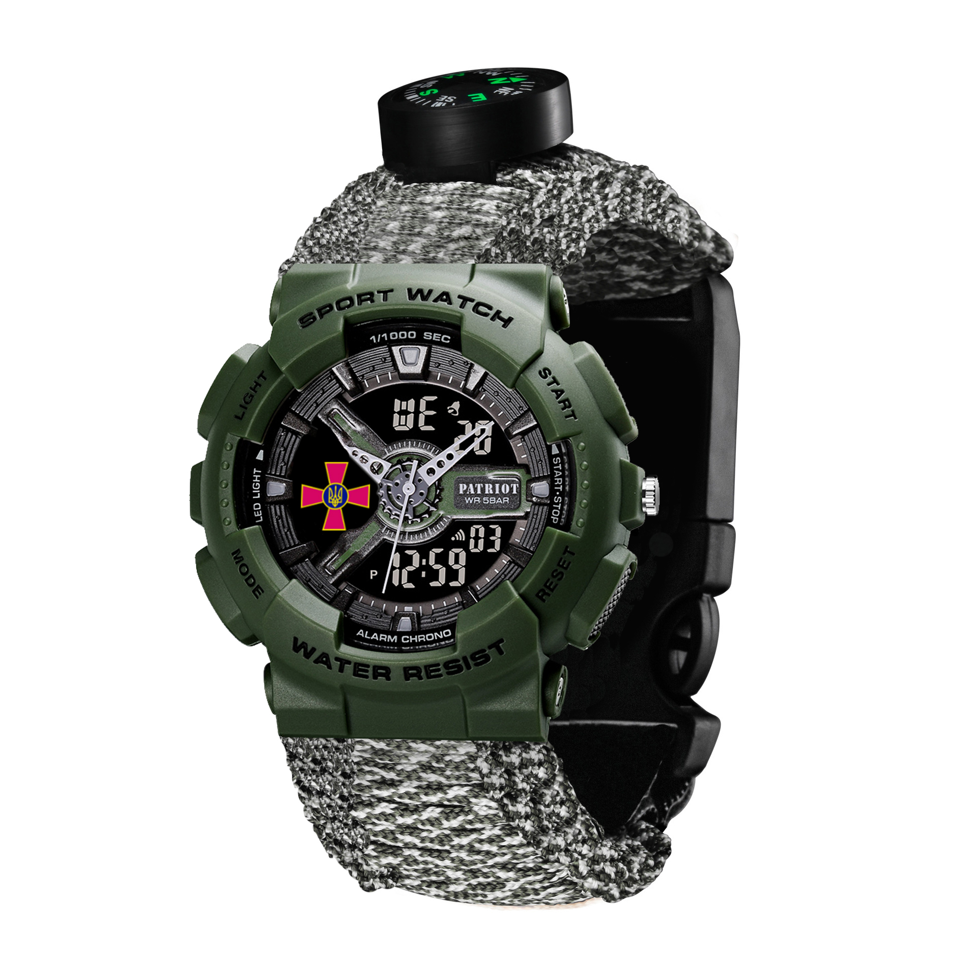 Patriot 005AGSU ЗСУ Паракордовий ремінець ACU + Коробка - 2