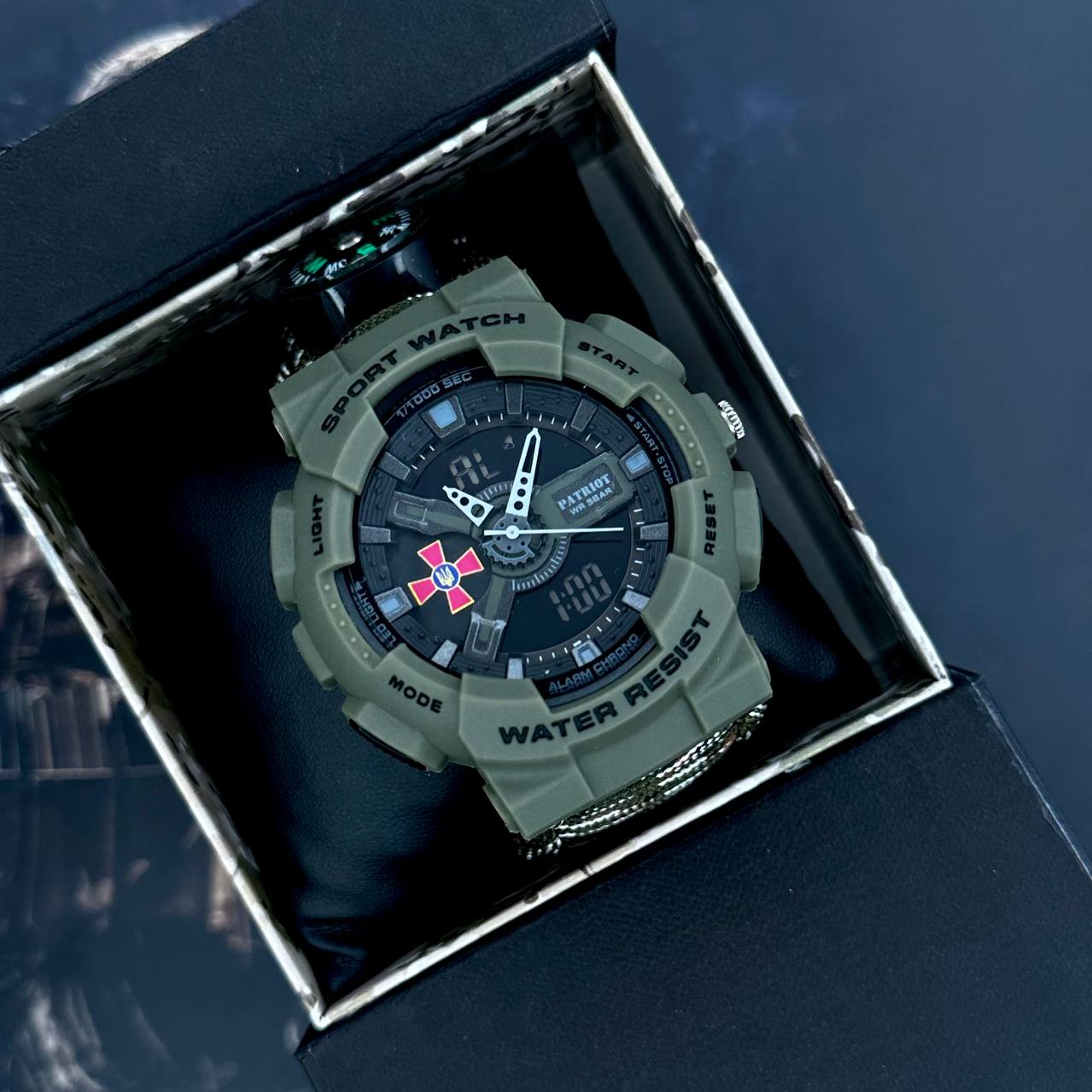 Patriot 005AGSU ЗСУ Паракордовий ремінець Camo Green + Коробка - 4