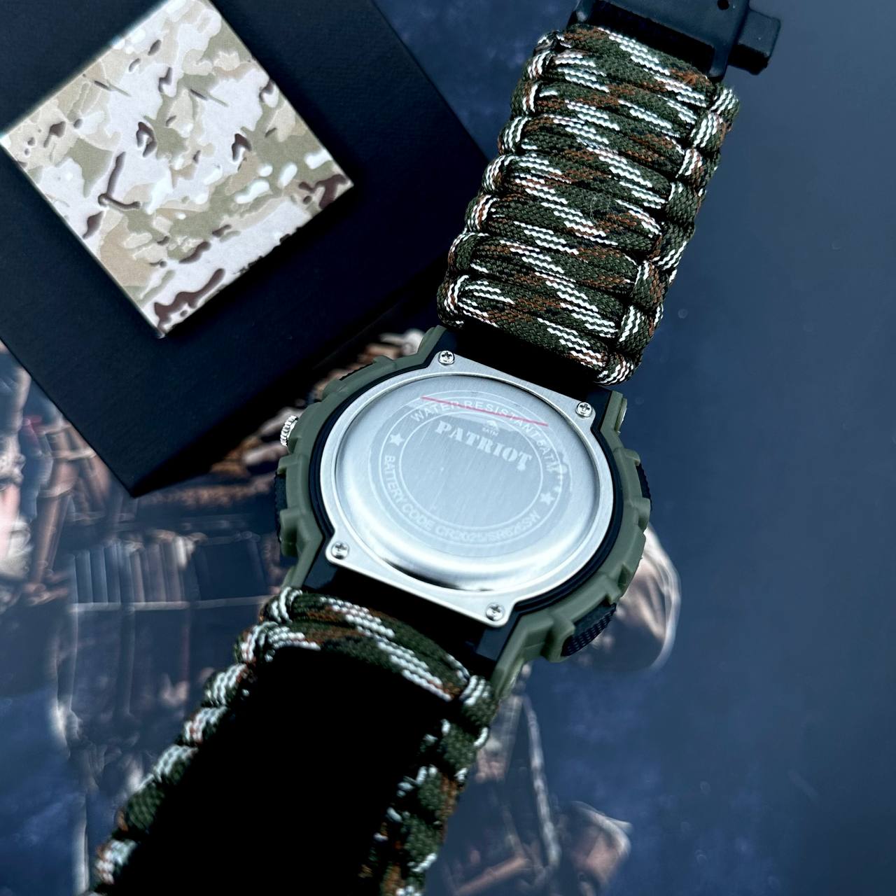 Patriot 005AGSU ЗСУ Паракордовий ремінець Camo Green + Коробка - 5