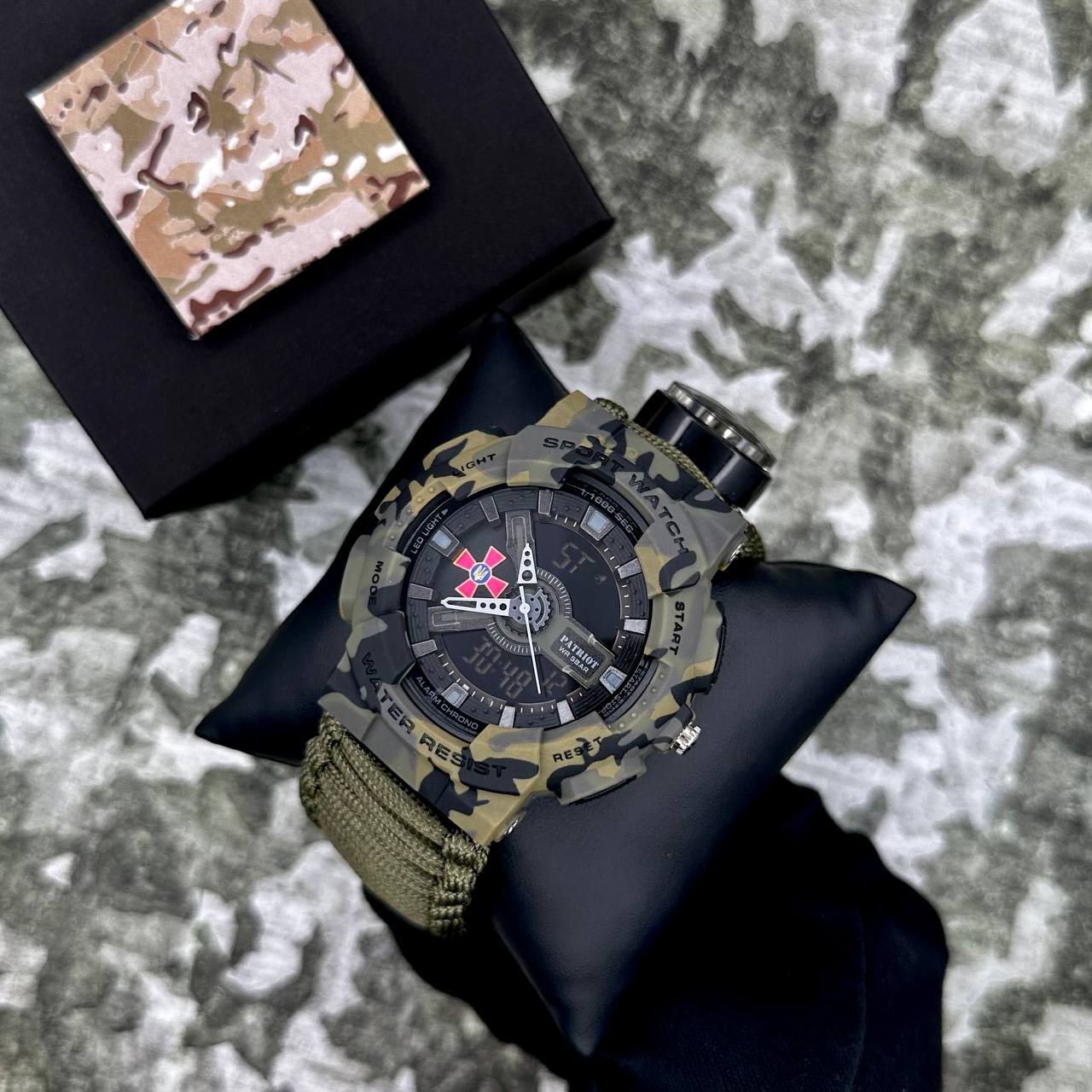 Patriot 005CMGRSU ЗСУ Зелений камуфляж Паракордовий ремінець Army Green + Коробка. - 3