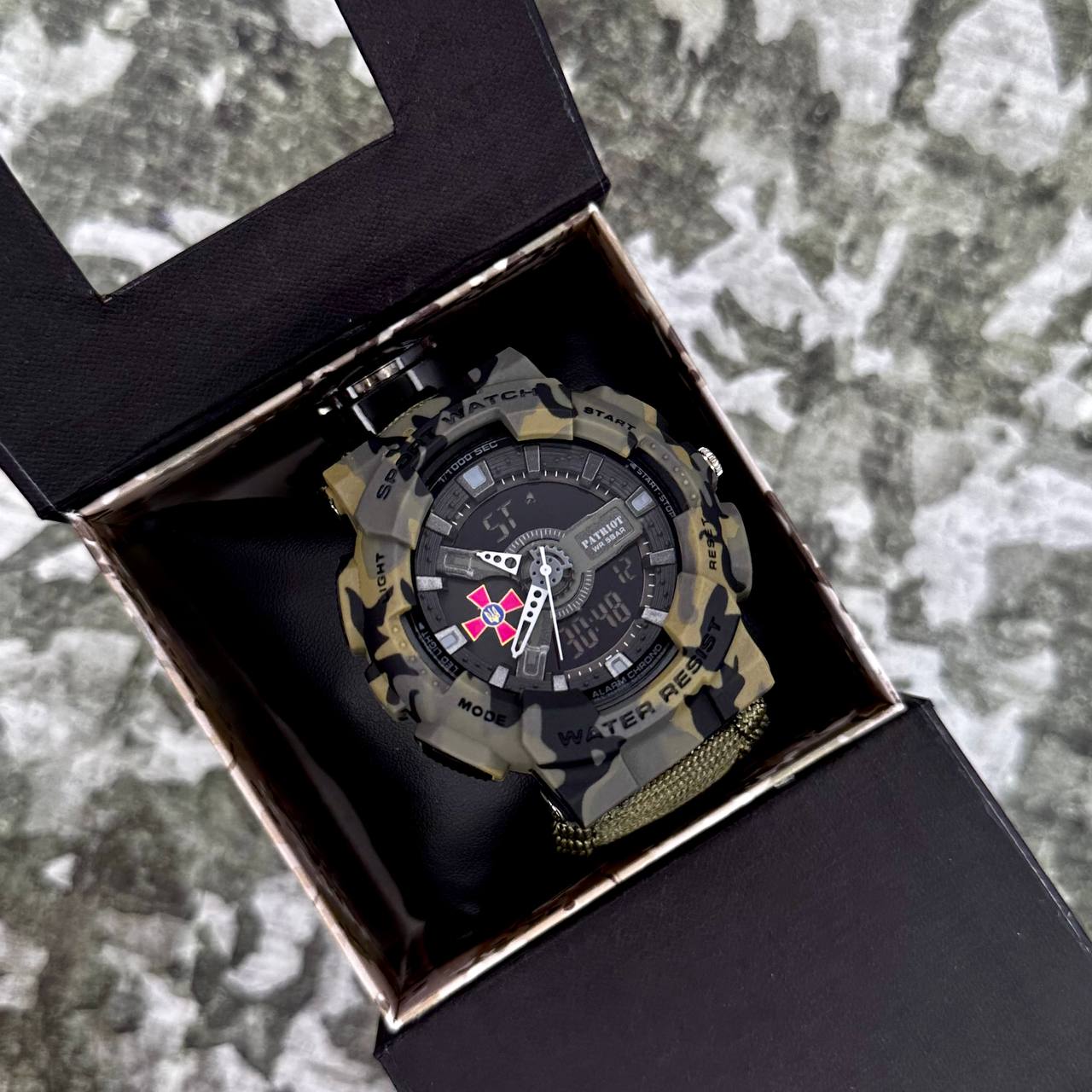 Patriot 005CMGRSU ЗСУ Зелений камуфляж Паракордовий ремінець Army Green + Коробка. - 4