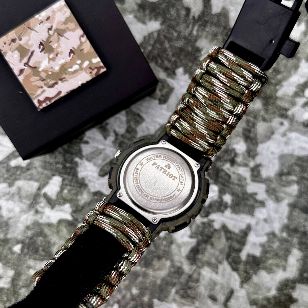Patriot 005CMGRSU ЗСУ Зелений камуфляж Паракордовий ремінець Camo Green + Коробка. - 5