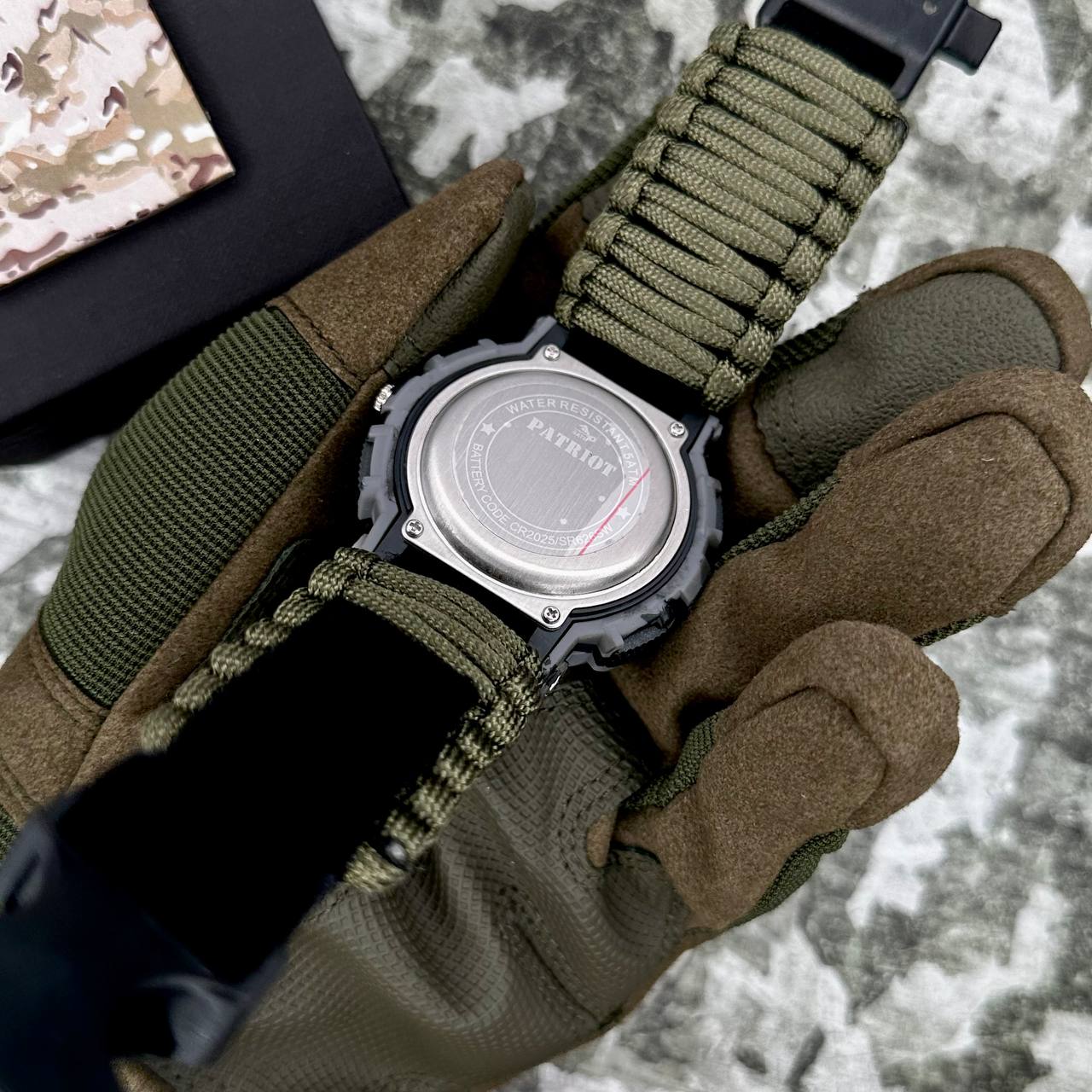 Patriot 005CMGYSU ЗСУ Сірий камуфляж Паракордовий ремінець Army Green + Коробка - 5