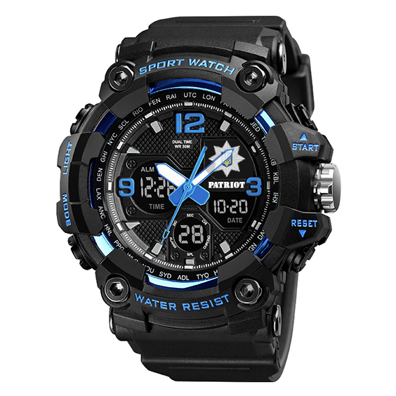 Patriot 006BUPO Поліція Чорні з синім + Коробка - 2