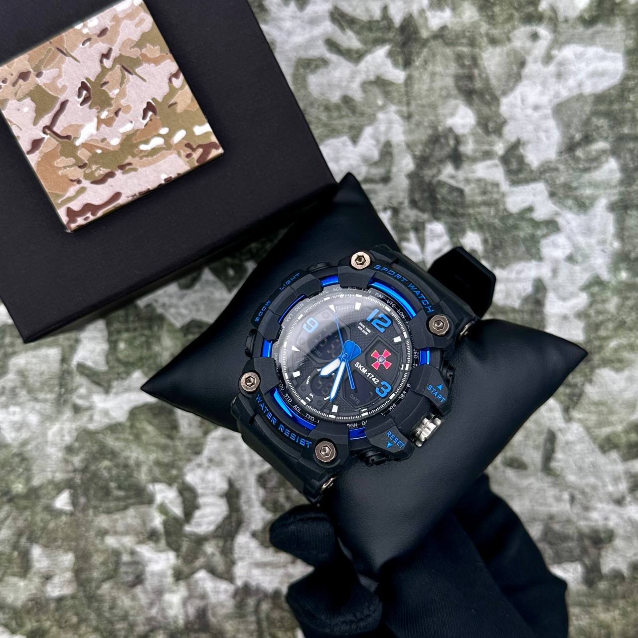 Patriot 006BUSU ЗСУ Чорні з синім + Коробка. - 2