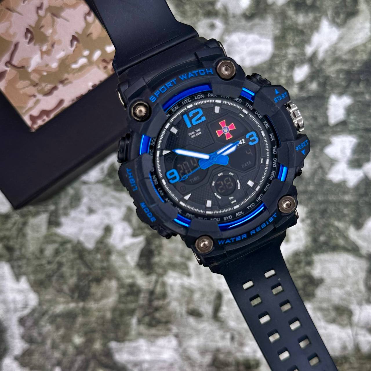 Patriot 006BUSU ЗСУ Чорні з синім + Коробка. - 5