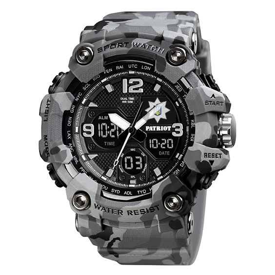 Patriot 006CMGYPO Поліція Сірий камуфляж + Коробка - 2