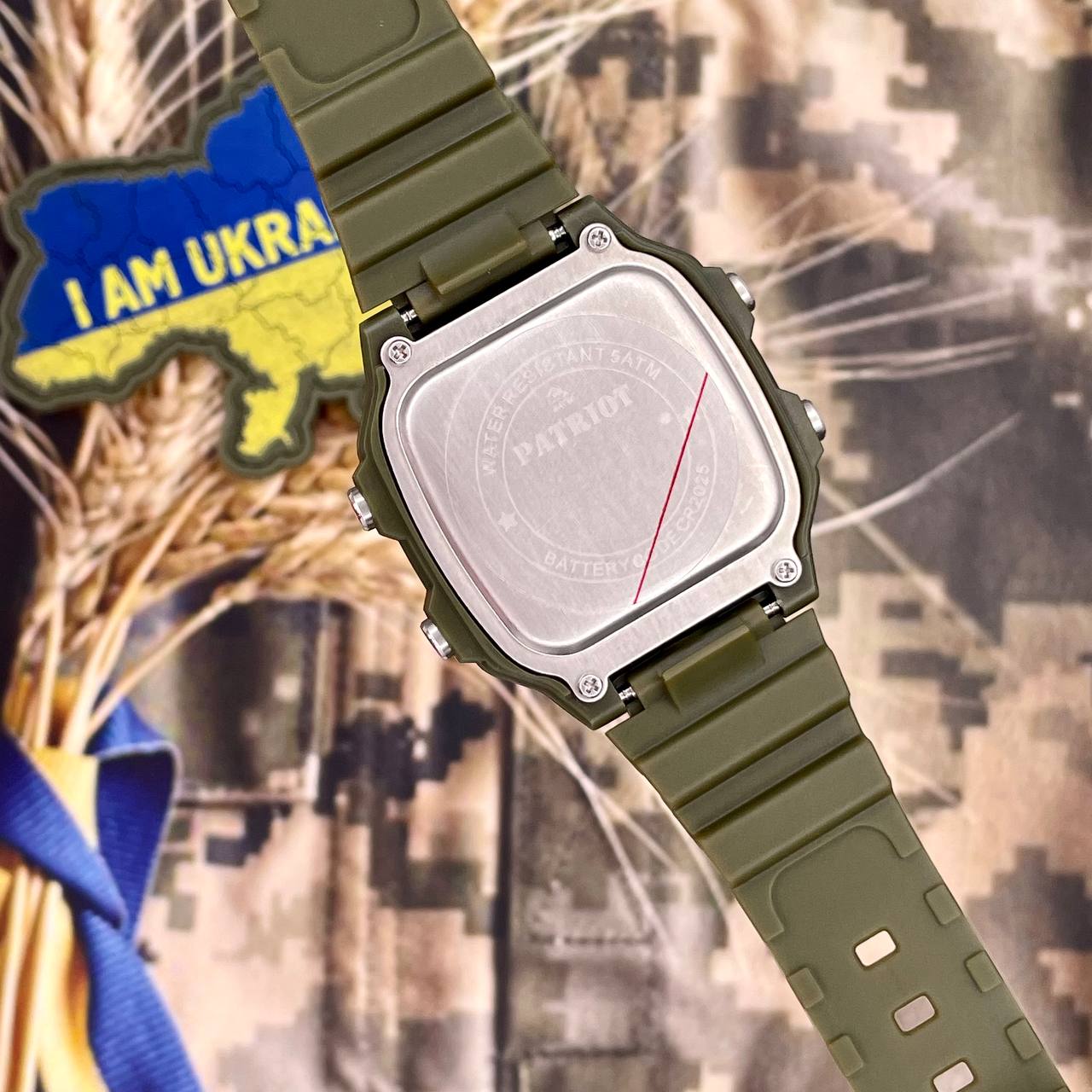 Patriot 010AGUASI Тризуб срібло Зелені + Коробка - 4