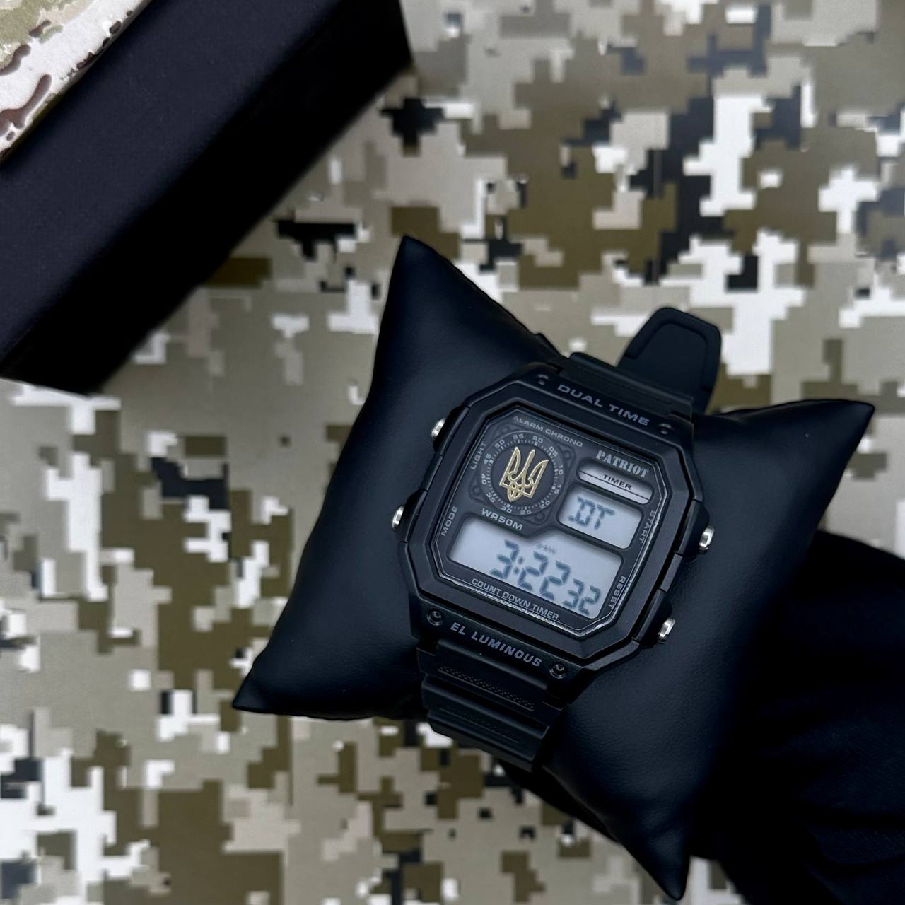 Patriot 010BKUAGD Тризуб золото Чорні + Коробка. - 2