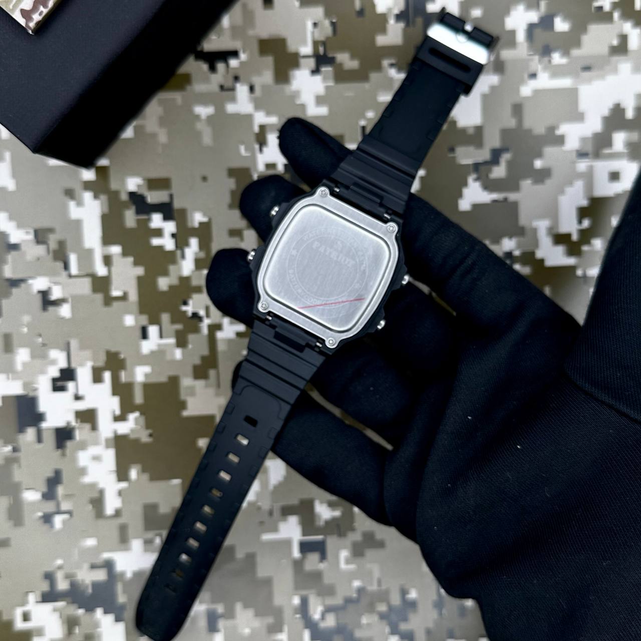 Patriot 010BKUASI Тризуб срібло Чорні + Коробка. - 5