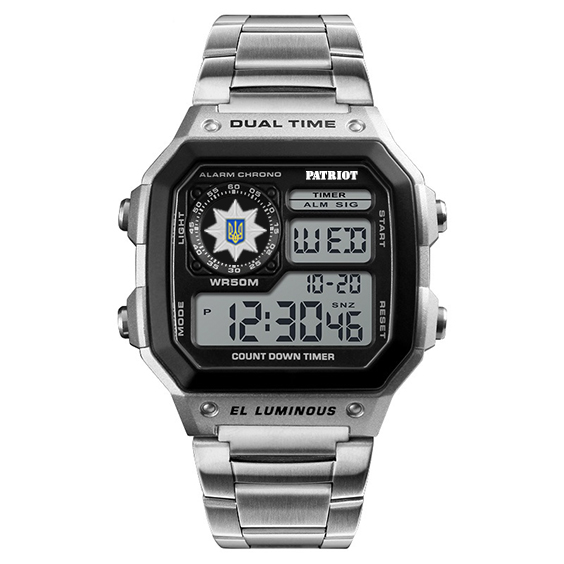 Patriot 011BKPO Поліція Срібло + Коробка - 2