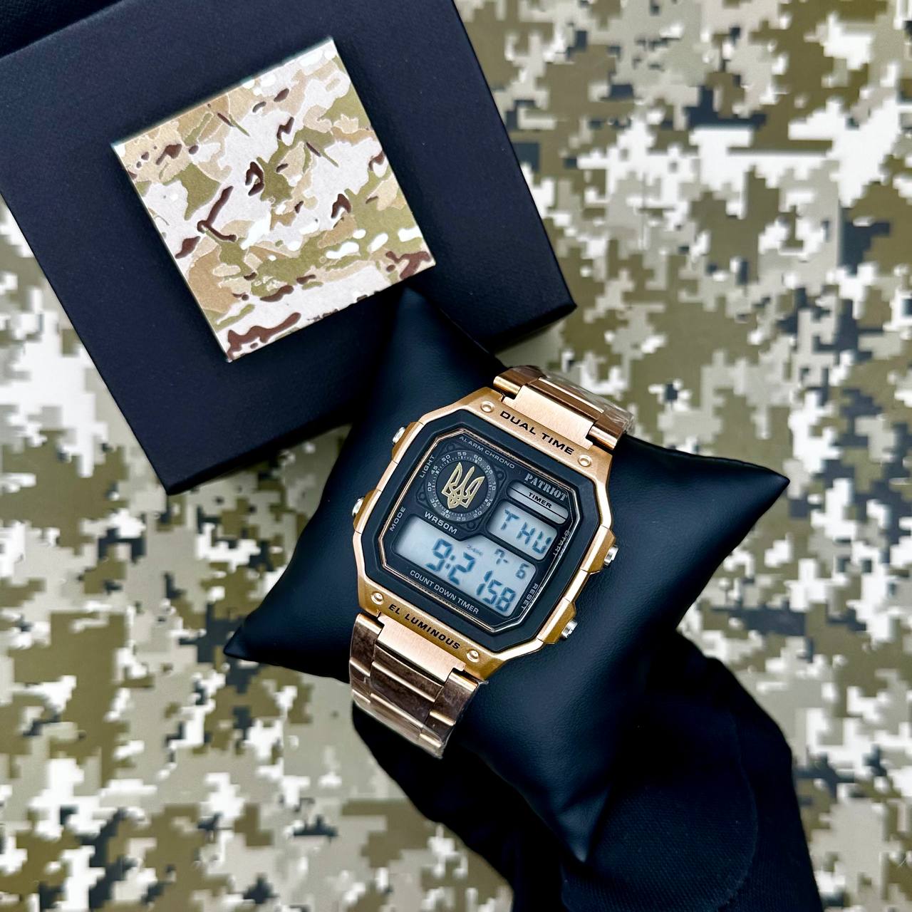 Patriot 011RGUAGD Тризуб золото Рожеве Золото + Коробка. - 3