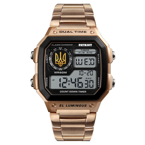 Patriot 011RGUAGD Тризуб золото Рожеве Золото + Коробка. - 6