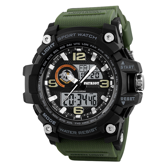 Patriot 012AGSSO ССО Чорні з зеленим + Коробка - 2