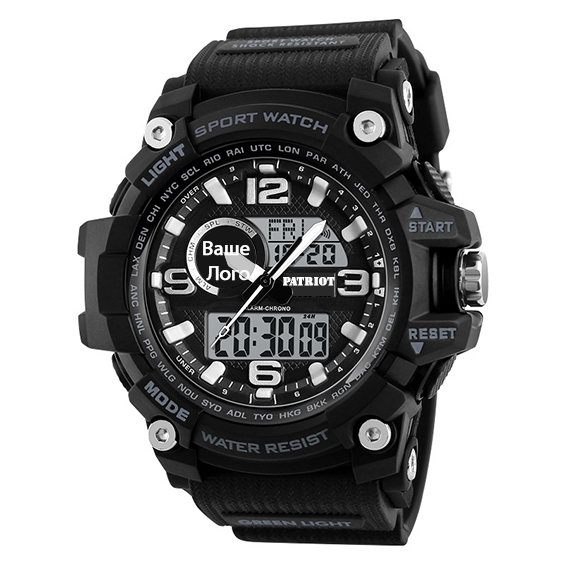 Patriot 012BK Ваше лого Чорні + Коробка. - 2