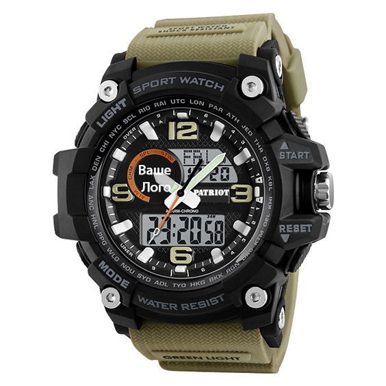 Patriot 012BKKH Ваше лого Чорні з хакі + Коробка - 2