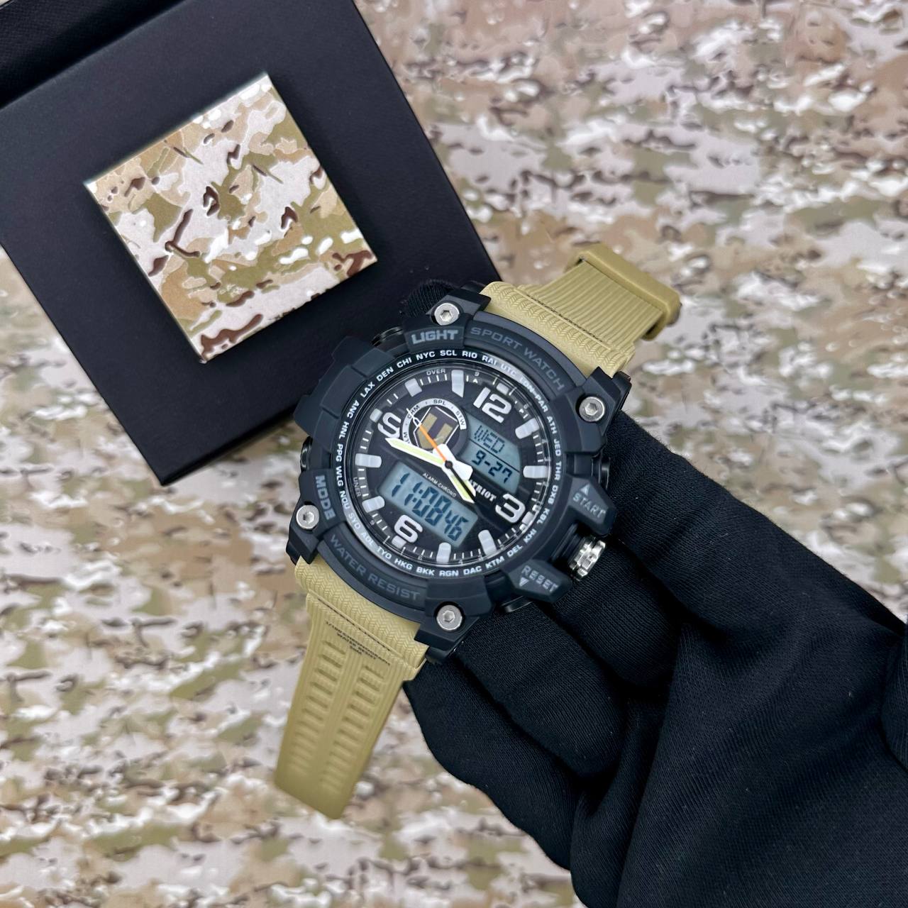 Patriot 012BKKHTRO ТРО Чорні з хакі + Коробка. - 4