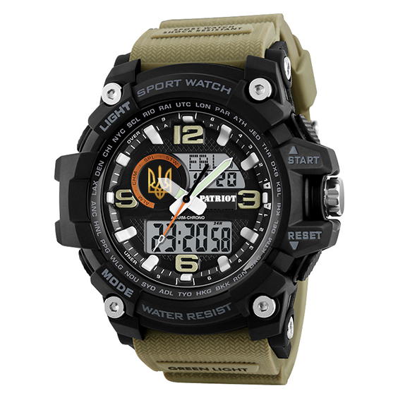 Patriot 012BKKHUAGD Тризуб золото Чорні з хакі + Коробка - 2