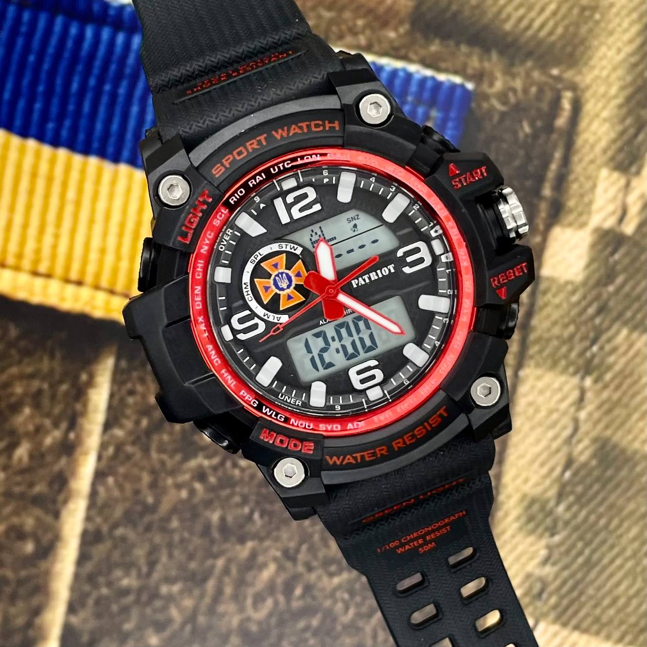 Patriot 012BKRDDSNS ДСНС Чорні з червоним + Коробка - 3