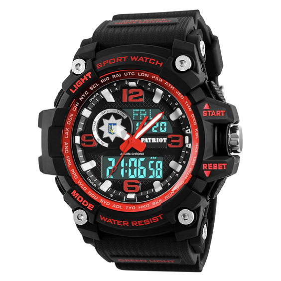 Patriot 012BKRDPO Поліція Чорні з червоним + Коробка - 2