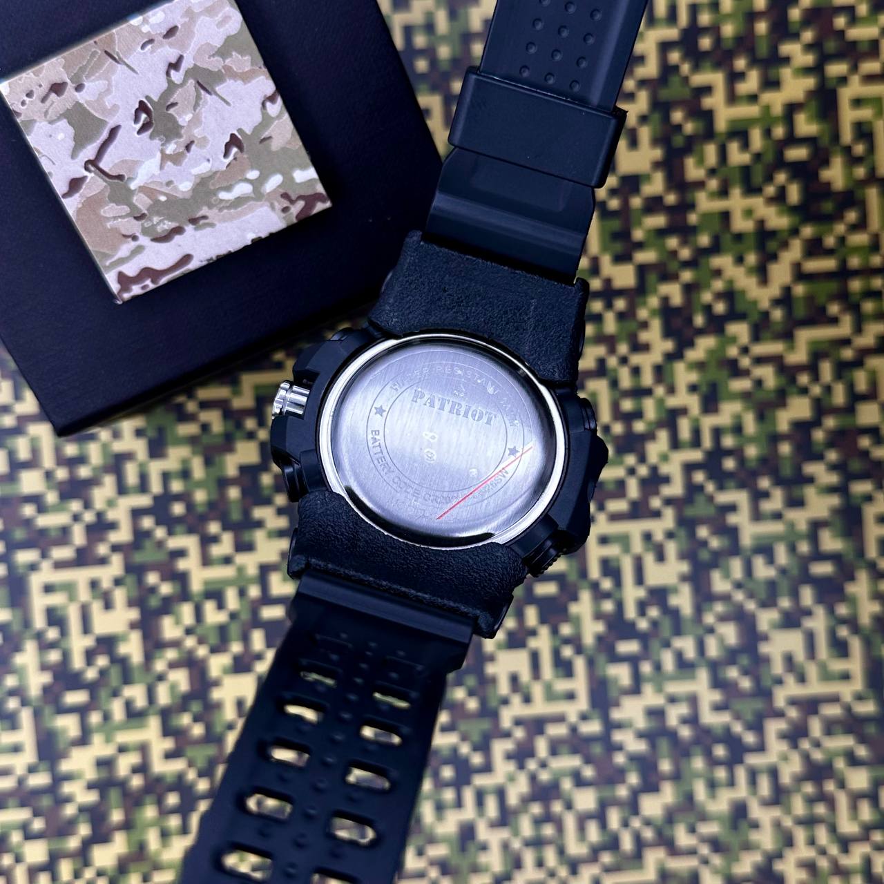 Patriot 012BKRDUAGD Тризуб золото Чорні з червоним + Коробка - 5