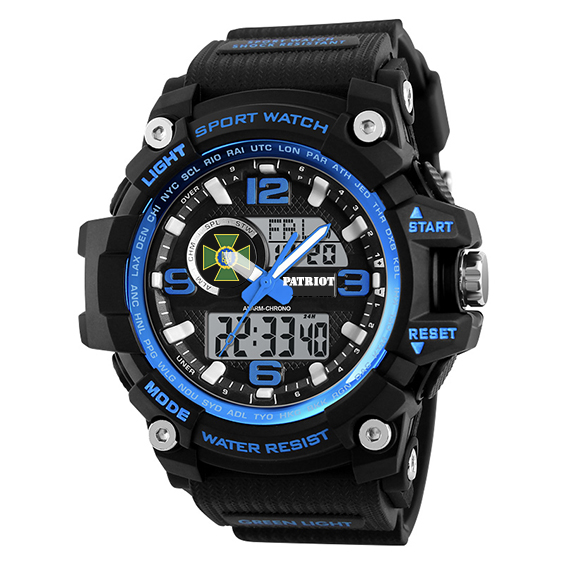 Patriot 012BUBKDPS ДПС Чорні з синім + Коробка - 2