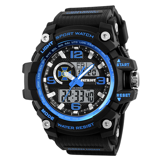 Patriot 012BUBKSBU СБУ Чорні з синім + Коробка - 2