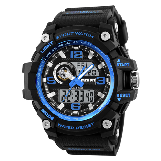 Patriot 012BUBKSSO ССО Чорні з синім + Коробка - 2