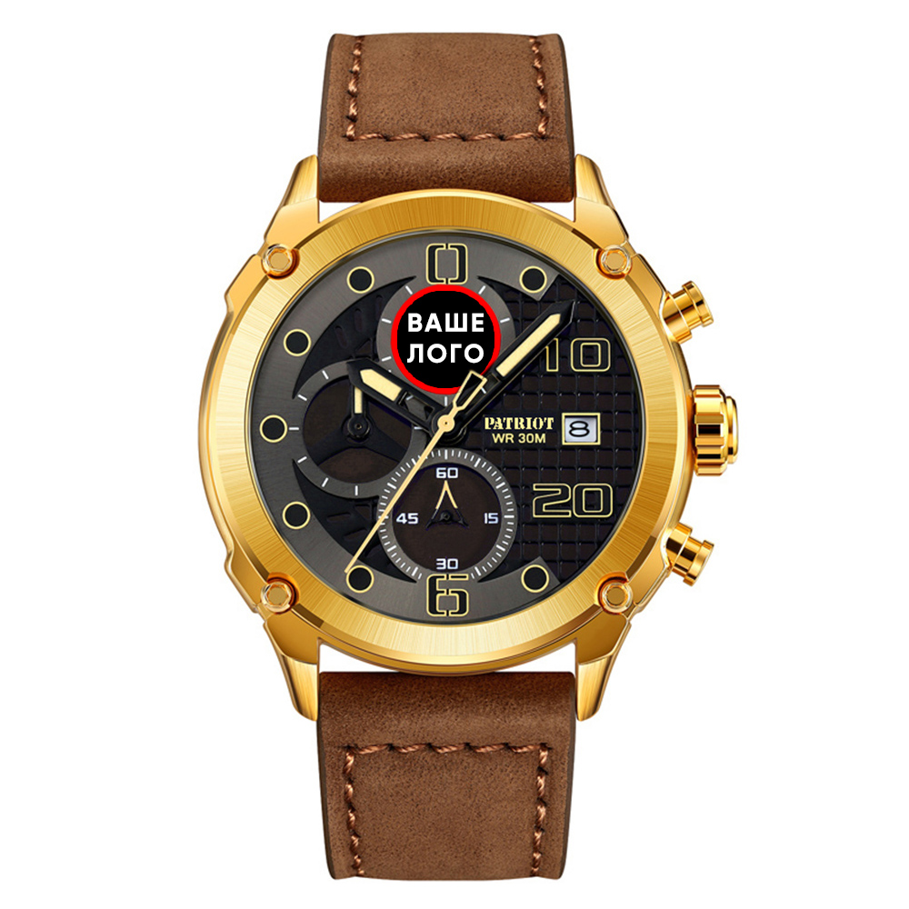 Patriot 016 Ваше Лого Gold-Black-Brown - 2