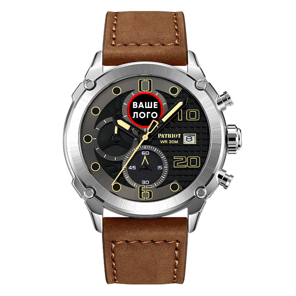 Patriot 016 Ваше Лого Silver-Black-Brown - 2