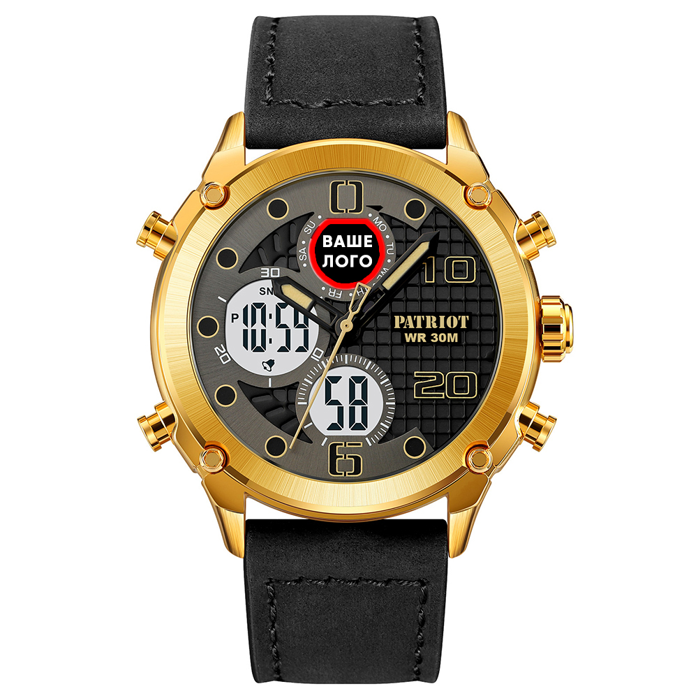 Patriot 017 Ваше Лого Gold-White - 2