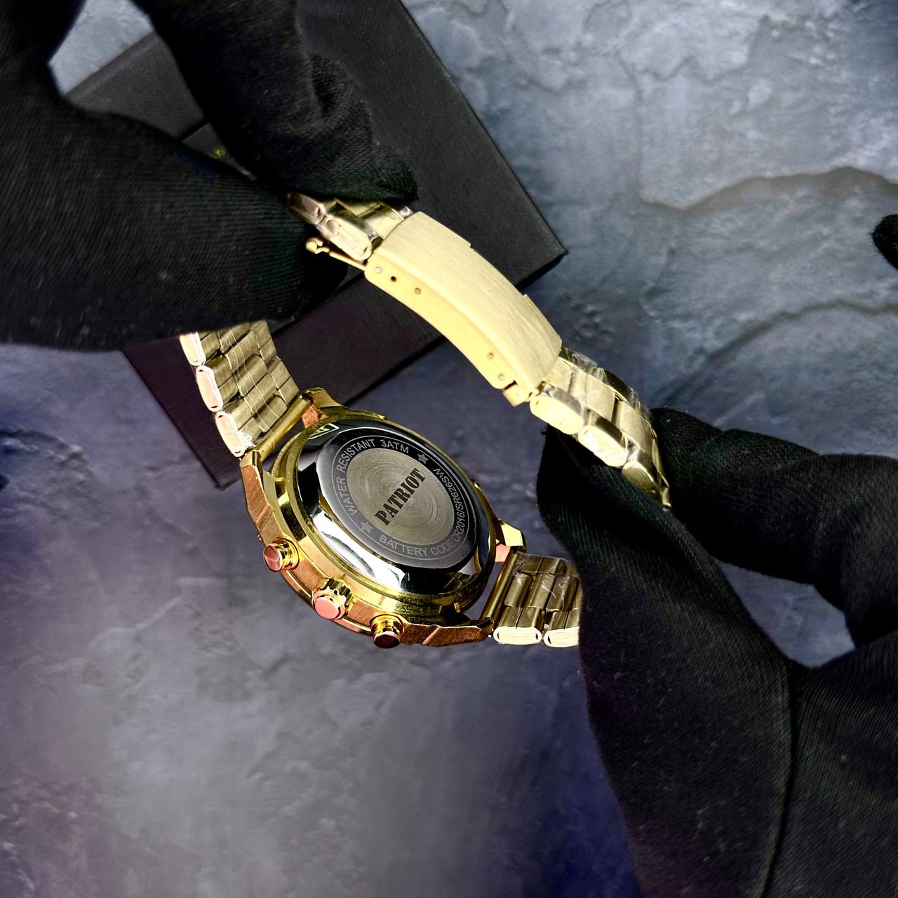 Patriot 017 Тризуб Золото Gold-Black Steel - 5