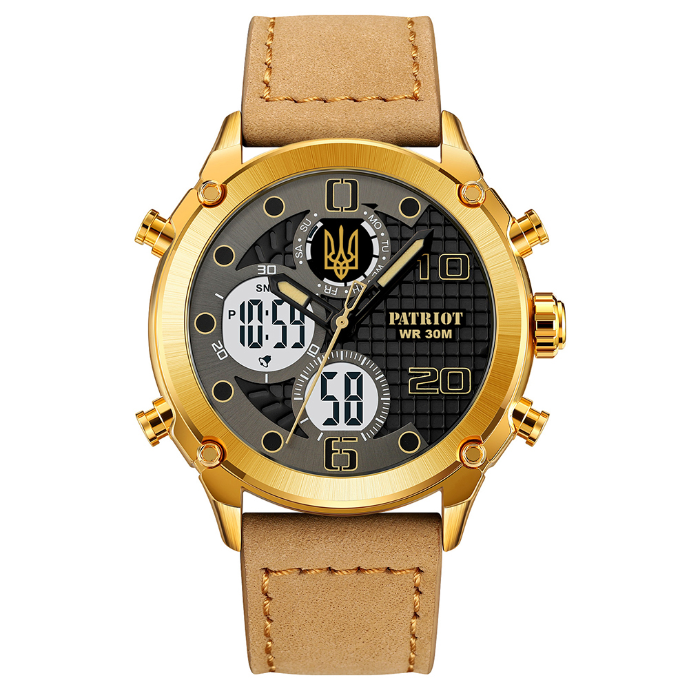 Patriot 017 Тризуб Золото Gold Light Brown - 2