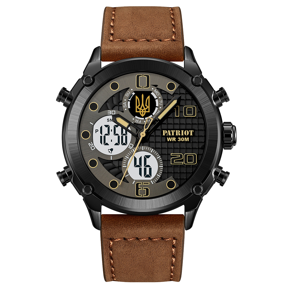 Patriot 017BKBR Тризуб золото Black-Brown - 6