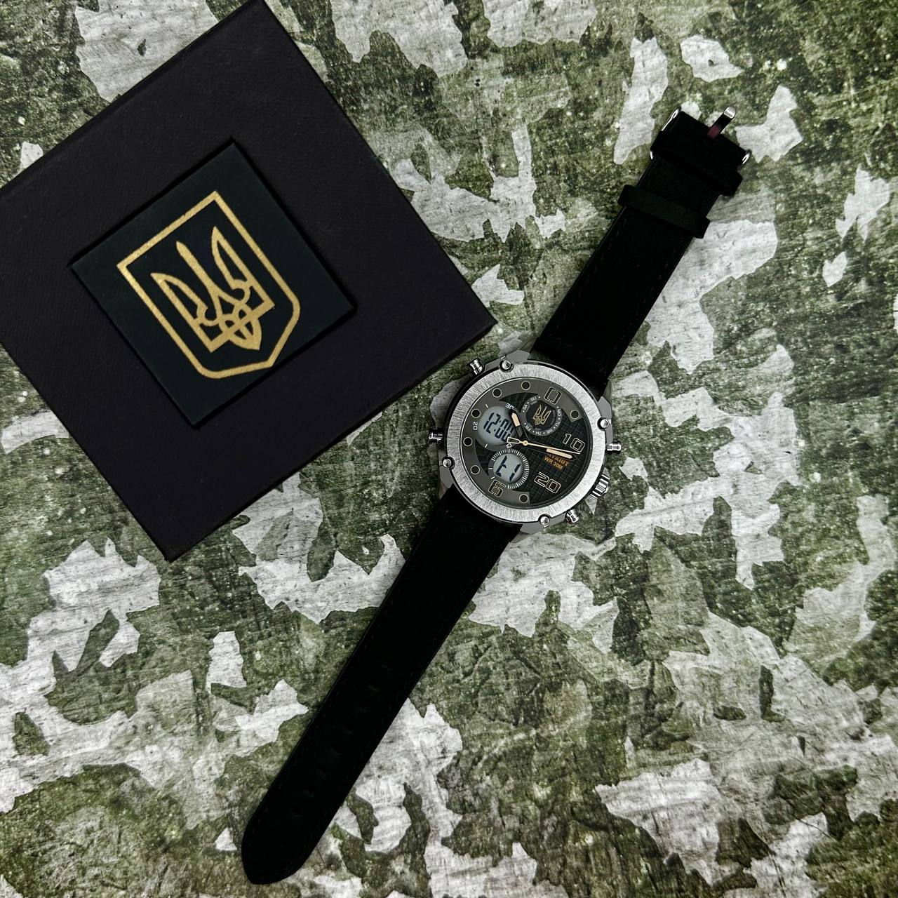 Patriot 017BKWT Тризуб золото Silver-White - 3