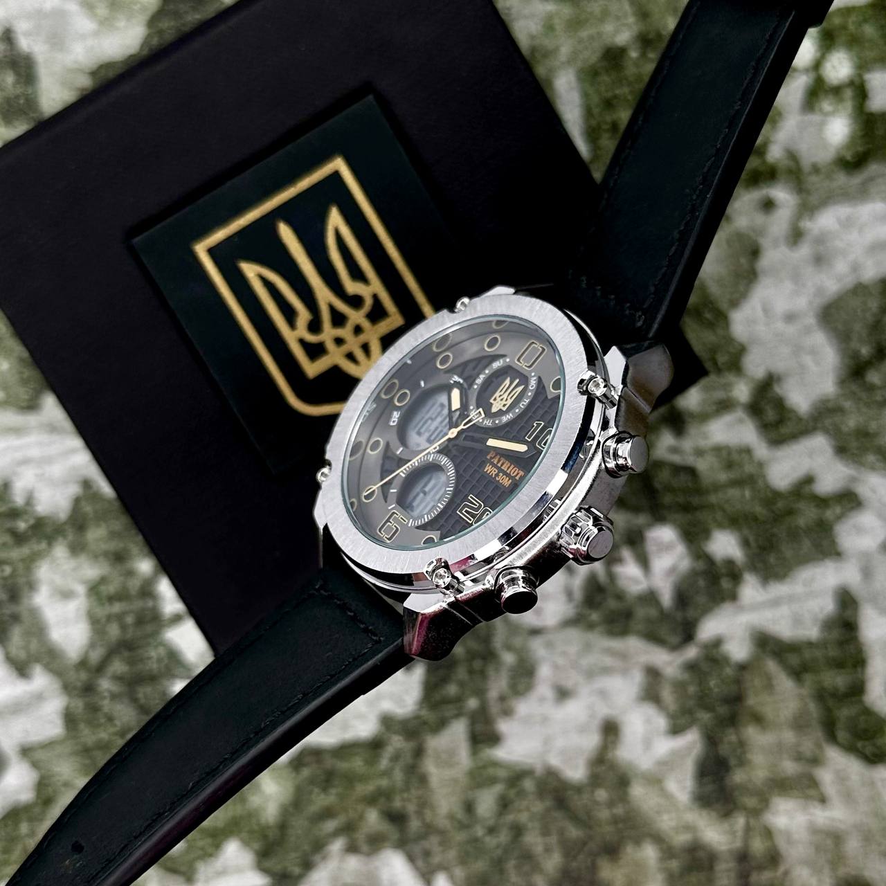 Patriot 017BKWT Тризуб золото Silver-White - 4