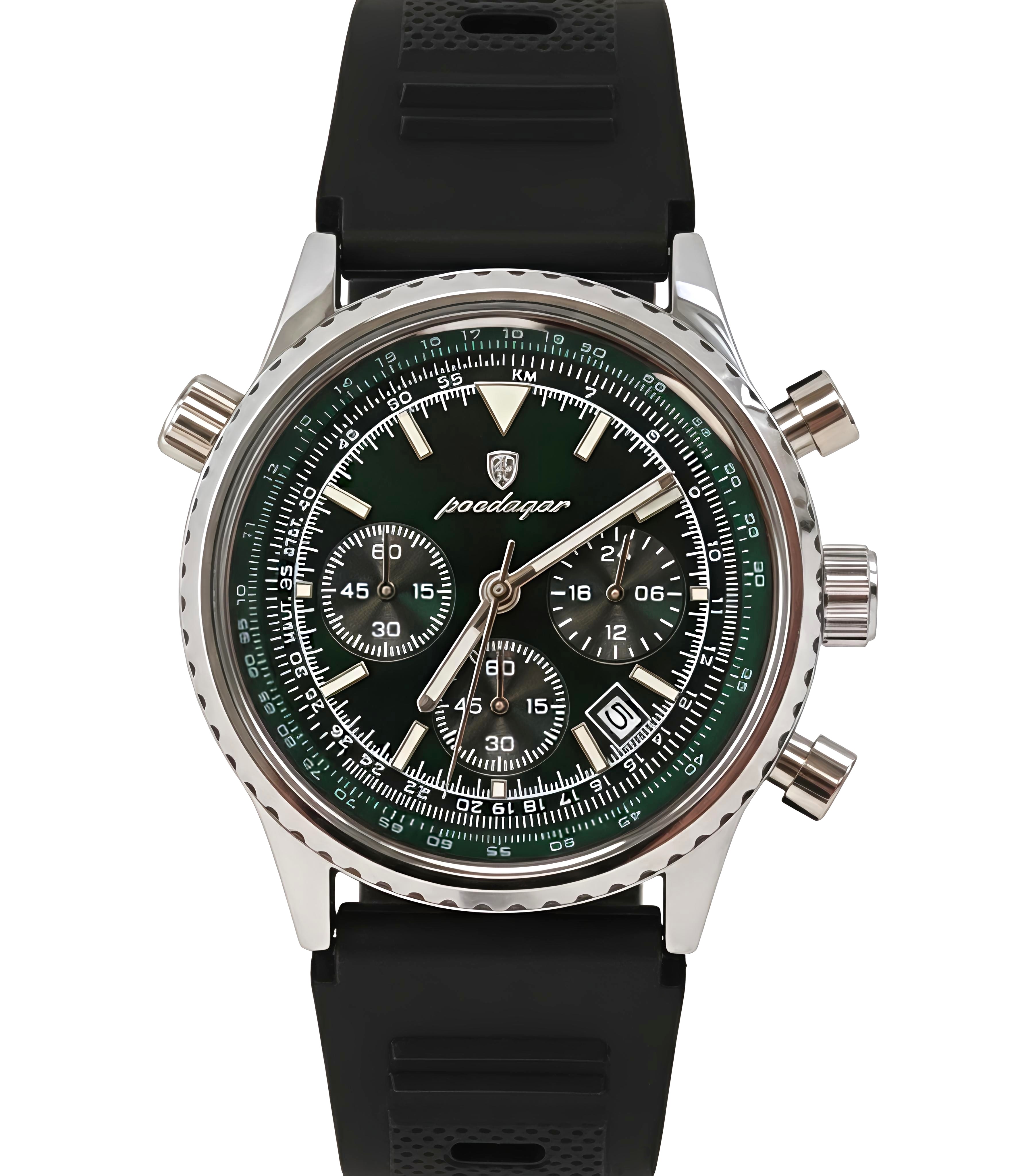 Poedagar Avalon Rubber Black, 2 ремінці - 2