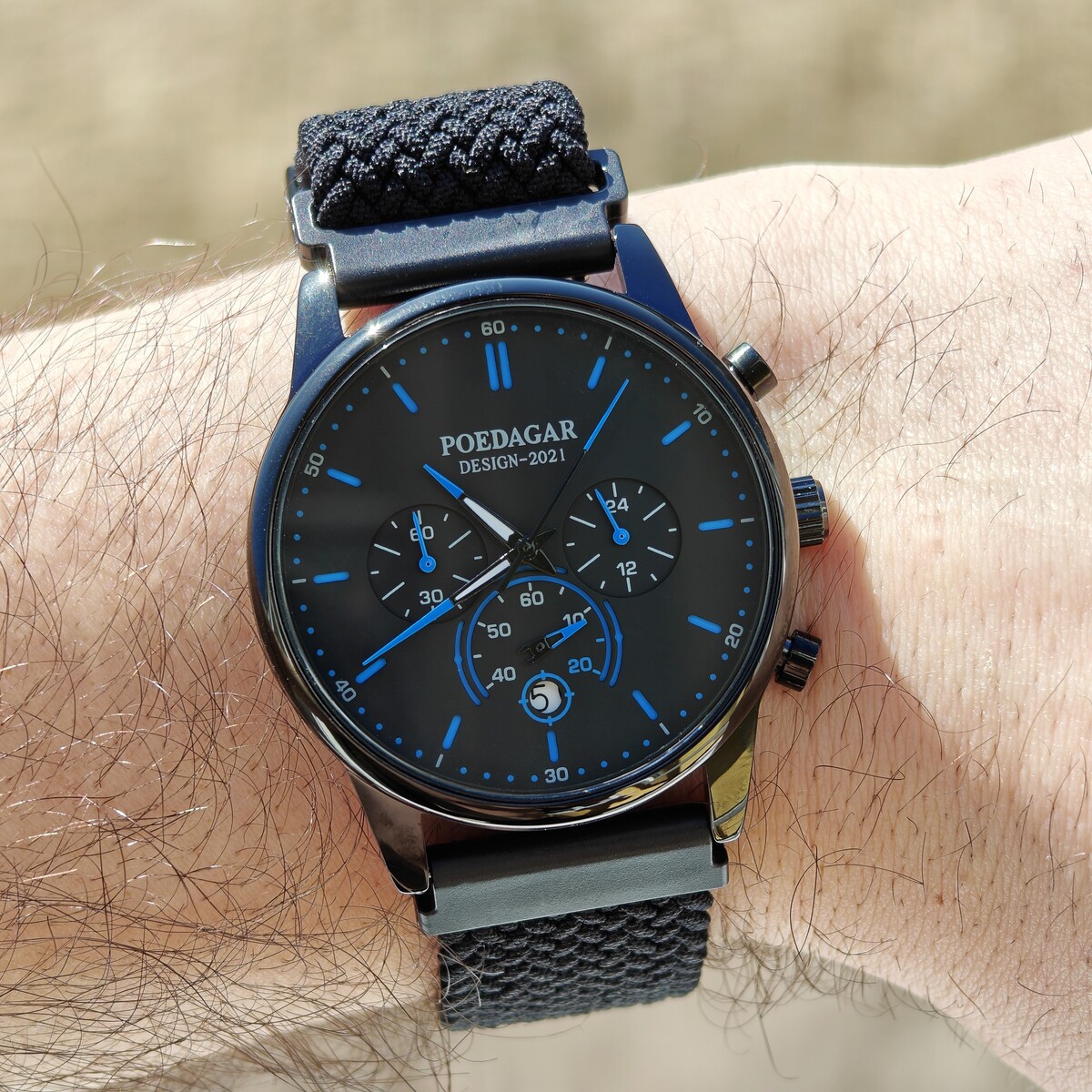 Poedagar Misto Gravy Black, 2 ремінці - 7