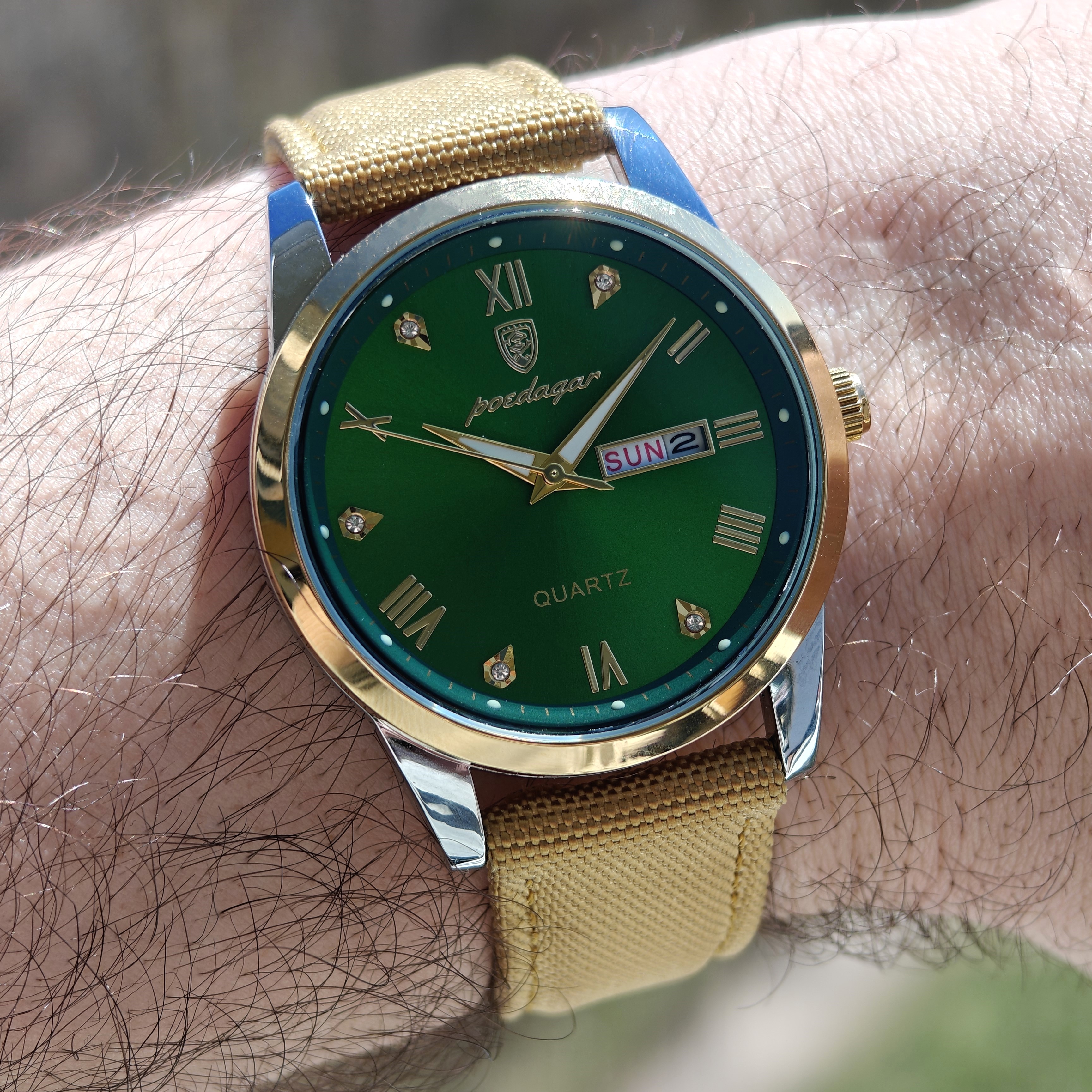 Poedagar Omega Sahara Gold, 2 ремінці - 7