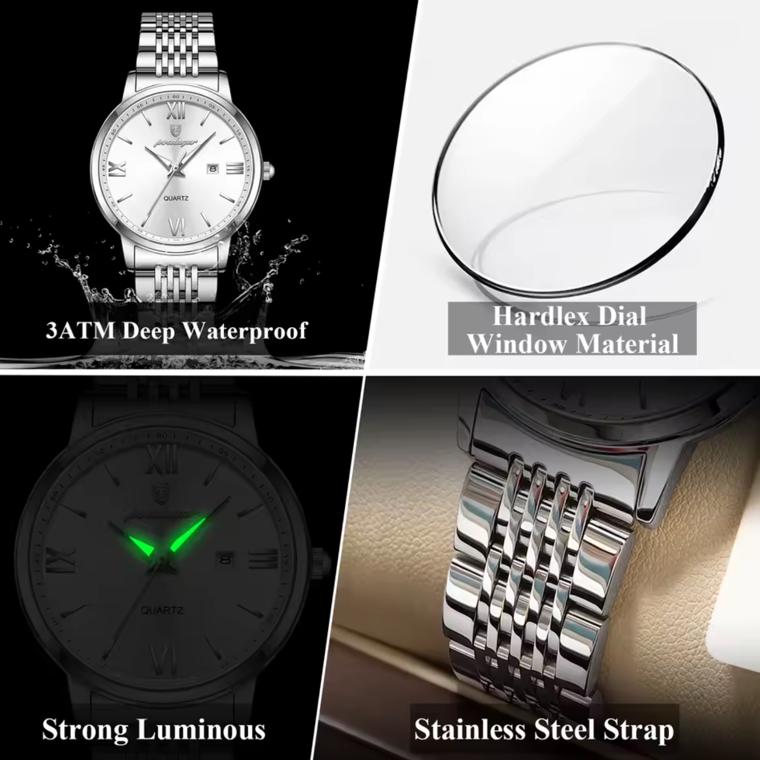 Poedagar Passion White Flower, 2 ремінці - 5