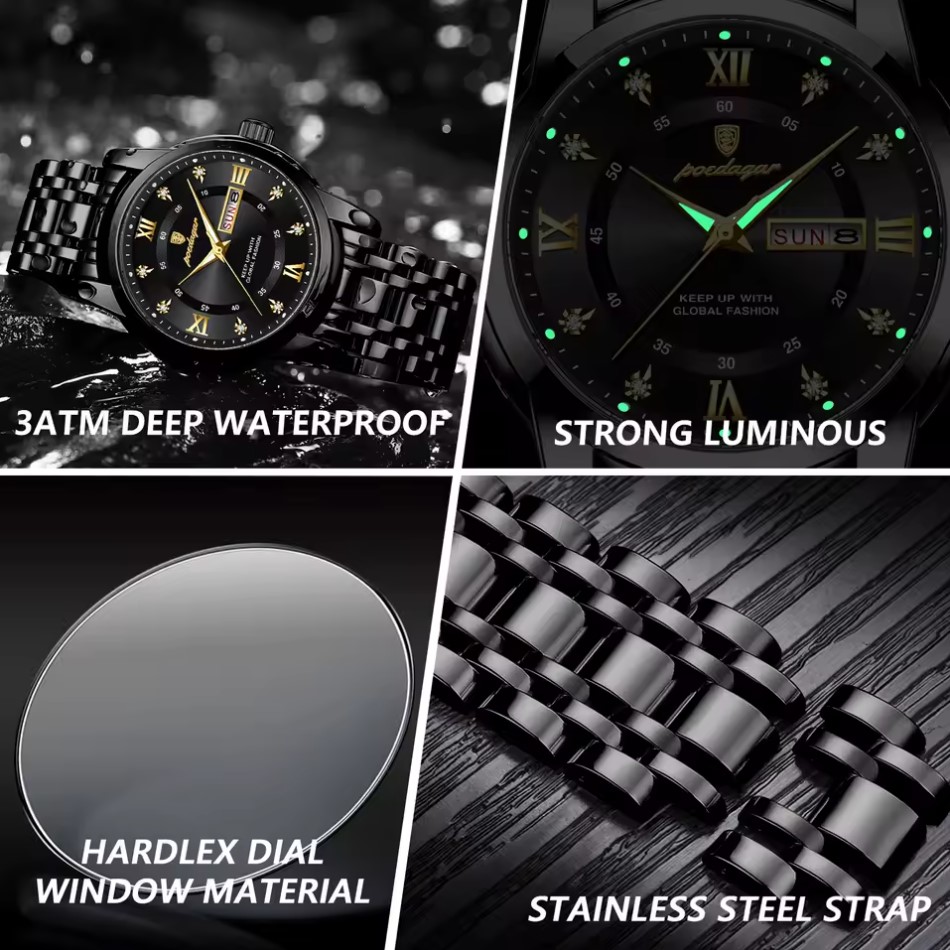 Poedagar Unique Men Black - 4