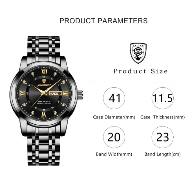 Poedagar Unique Men Black - 7