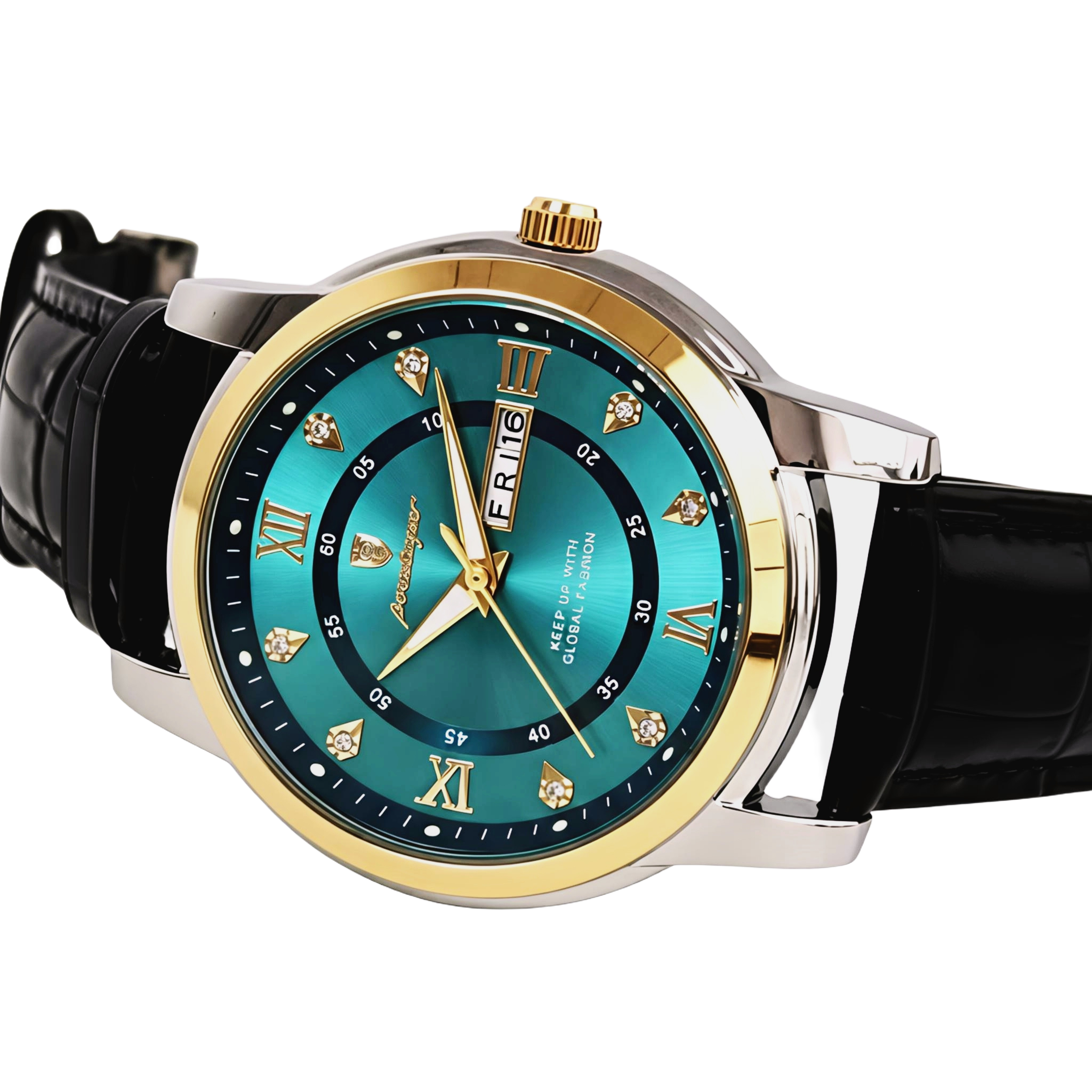 Poedagar Unique Men Leather Deluxe, 2 ремінці - 2