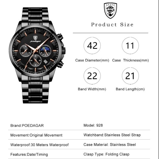 Poedagar West Black - 8