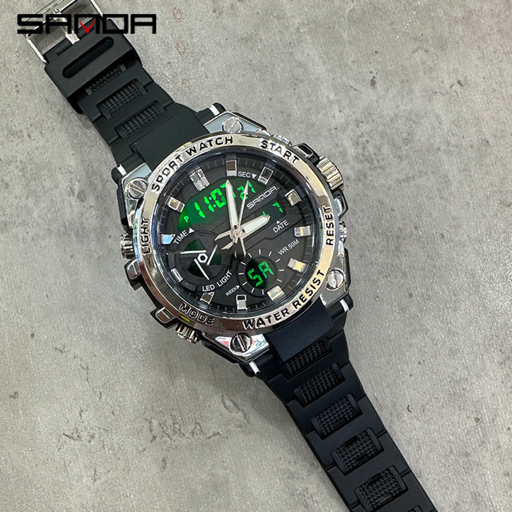 Sanda 3311 Black-Silver - 2