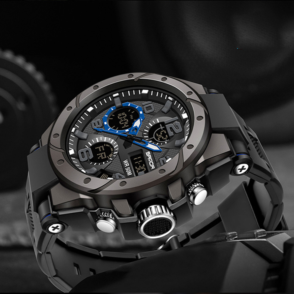 Sanda 6008 Black-Blue - 2