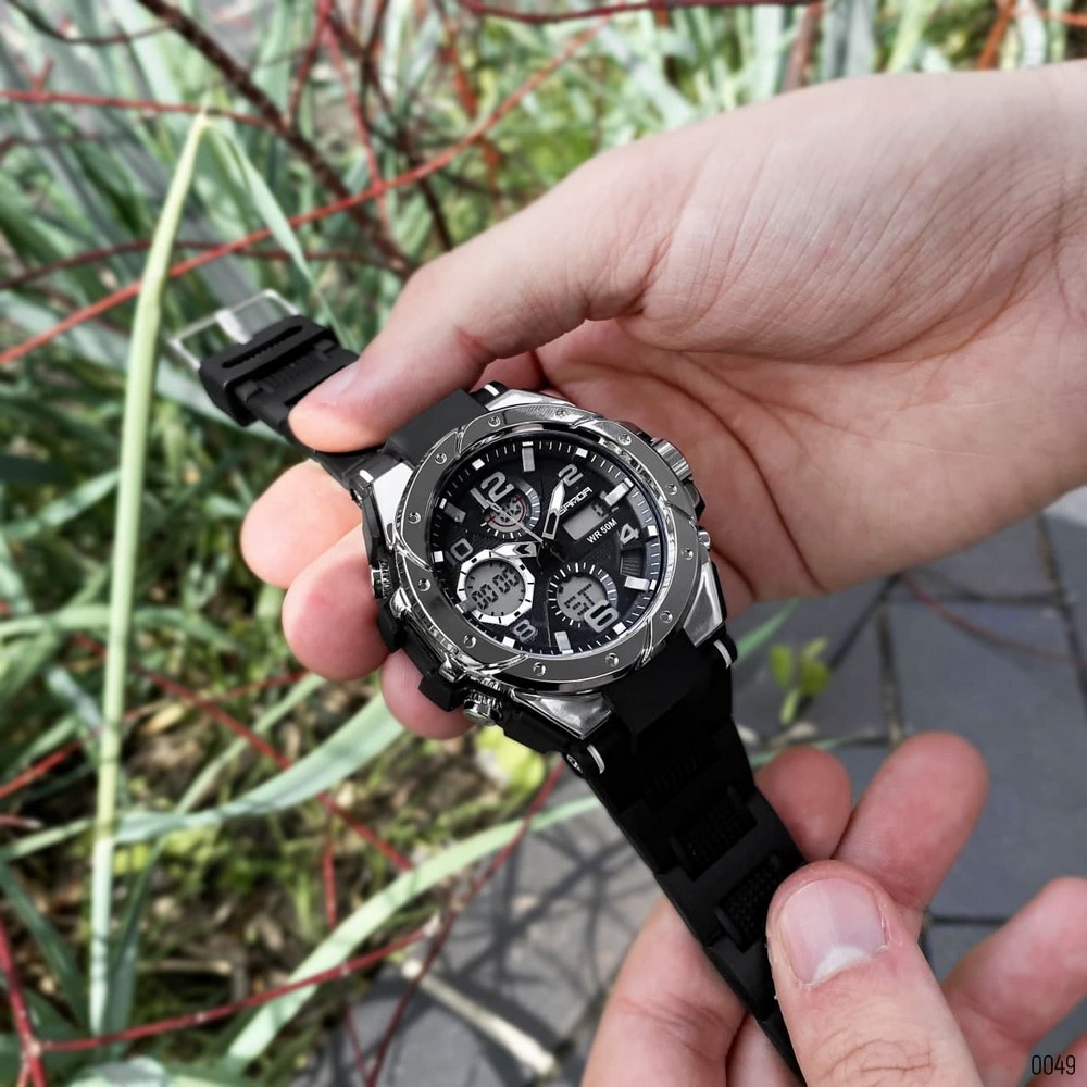 Sanda 6008 Black-Silver - 7