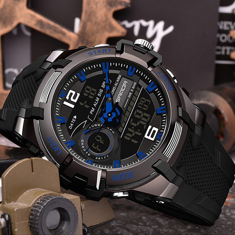 Sanda 6015 Black-Blue - 2