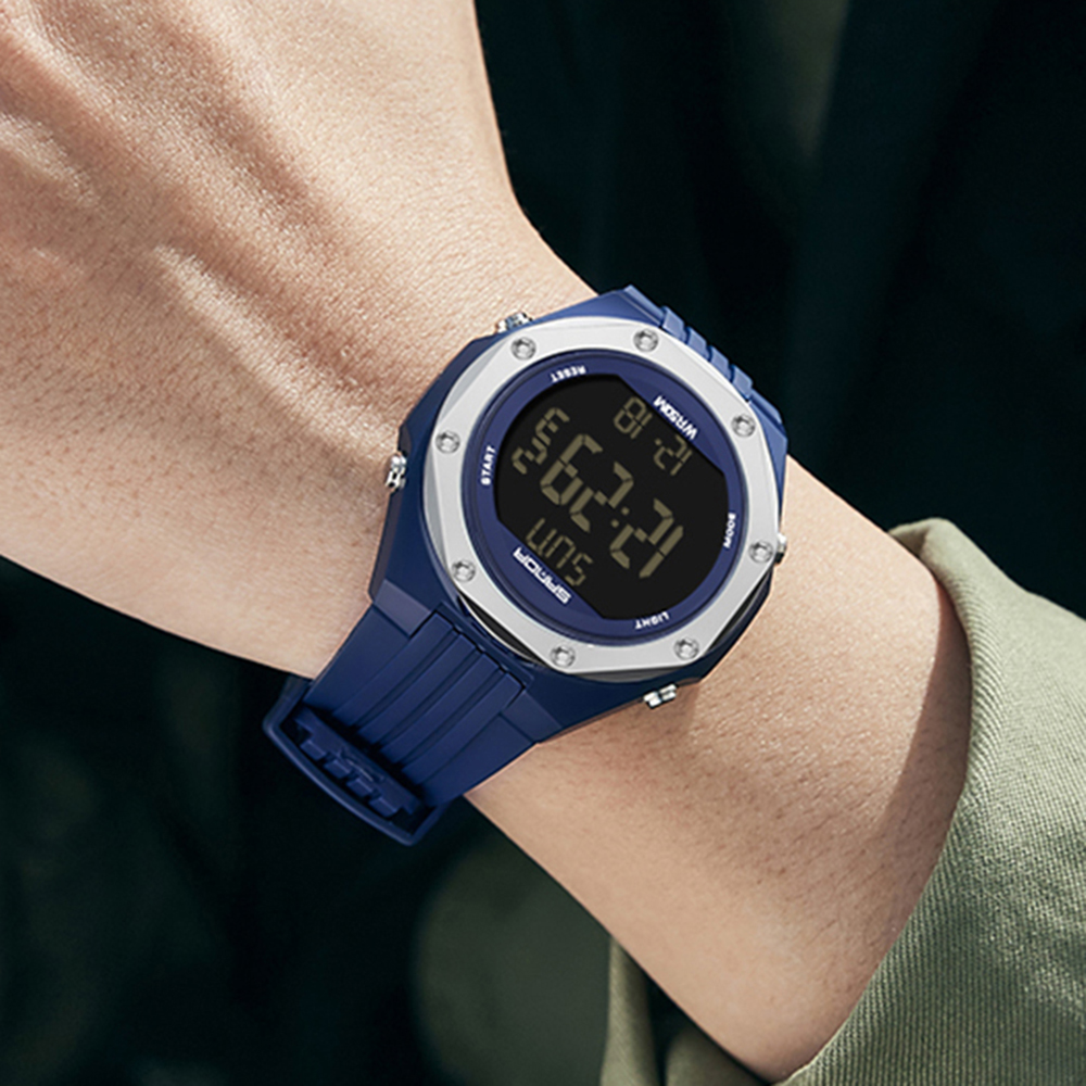 Sanda 6093 Blue-Silver - 3